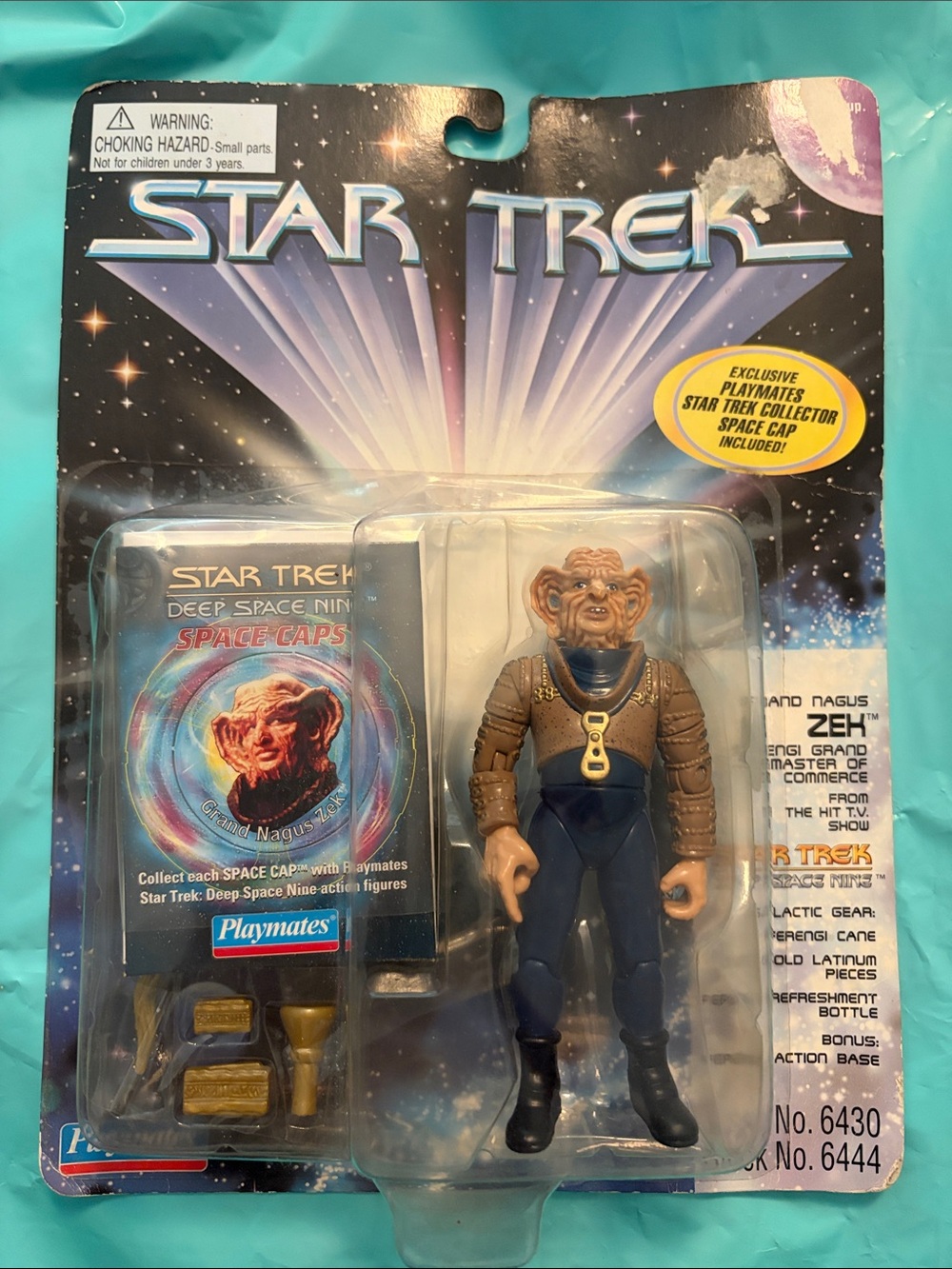 Playmates Star Trek Deep Space Nine Grand Nagus Zek Action Figure - Brown & Blue